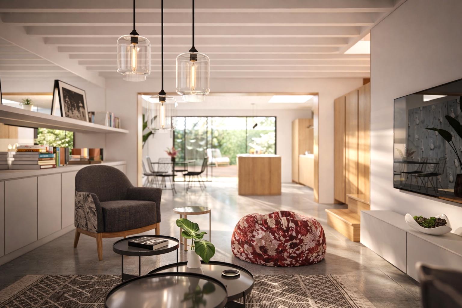 Rénovation échoppe Bordeaux Une rénovation atypique d'une échoppe bordelaise par un architecte d'intérieur