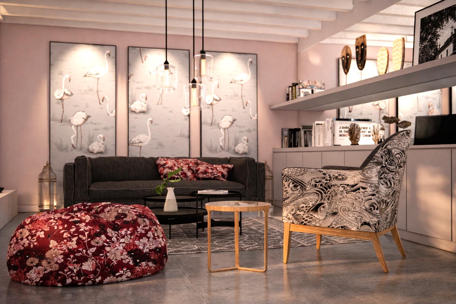 Rénovation salon Bordeaux La rénovation d'une échoppe dans le centre de bordeaux