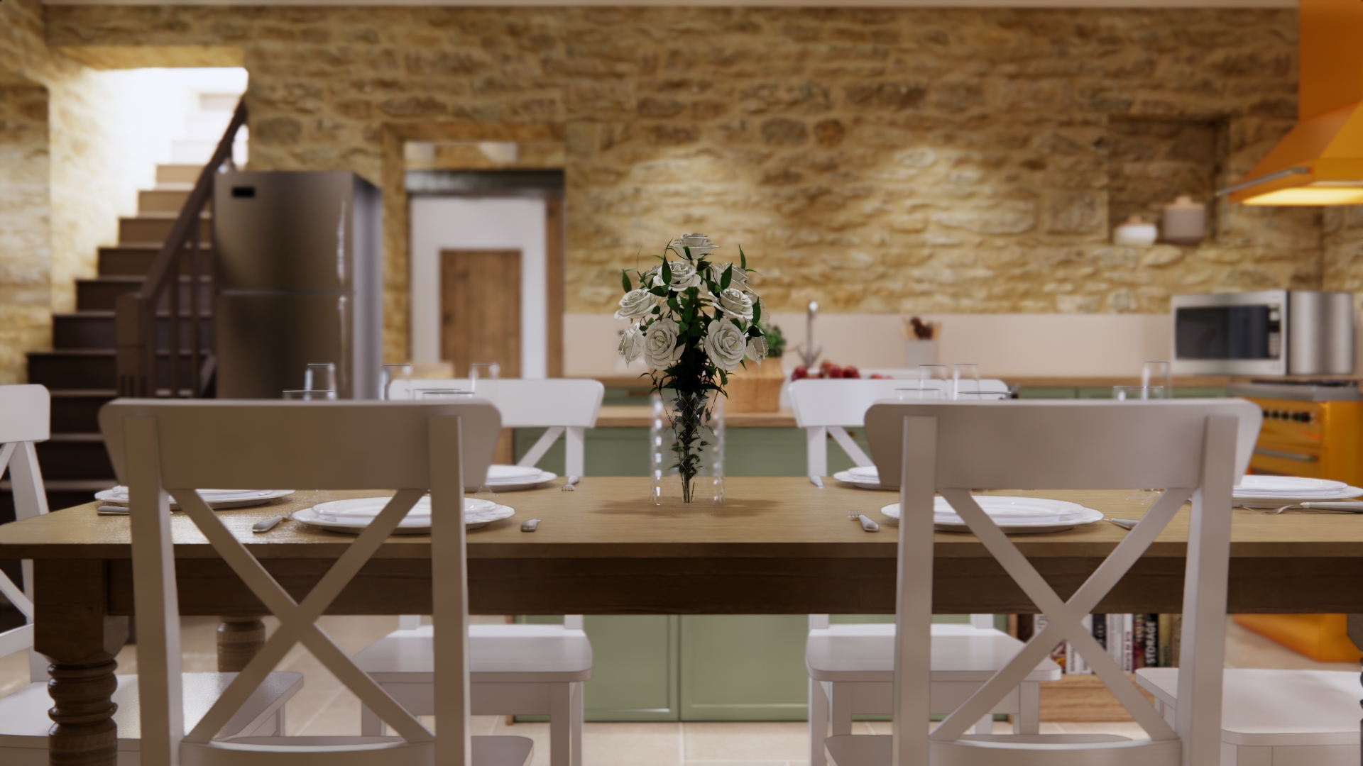 une salle a manger en dordogne