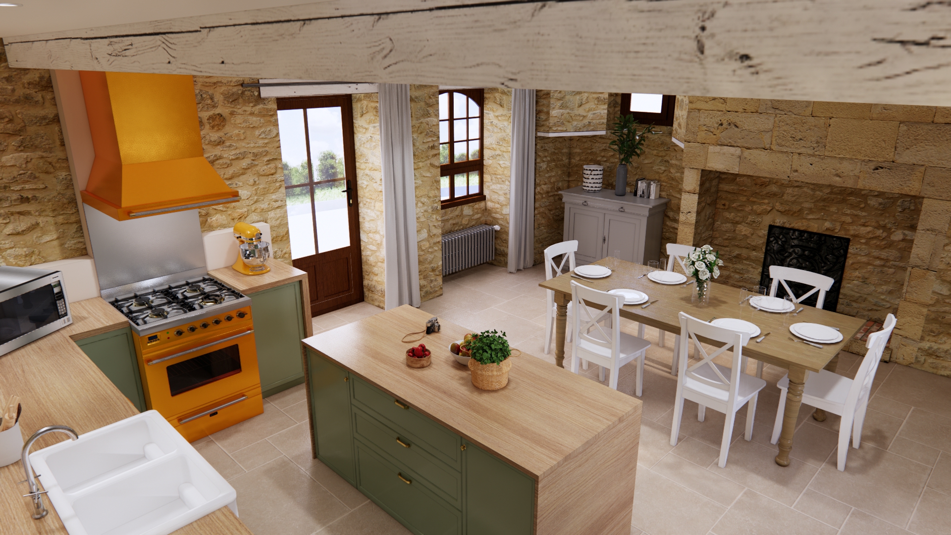la renovation d'une maison en pierre a belves
