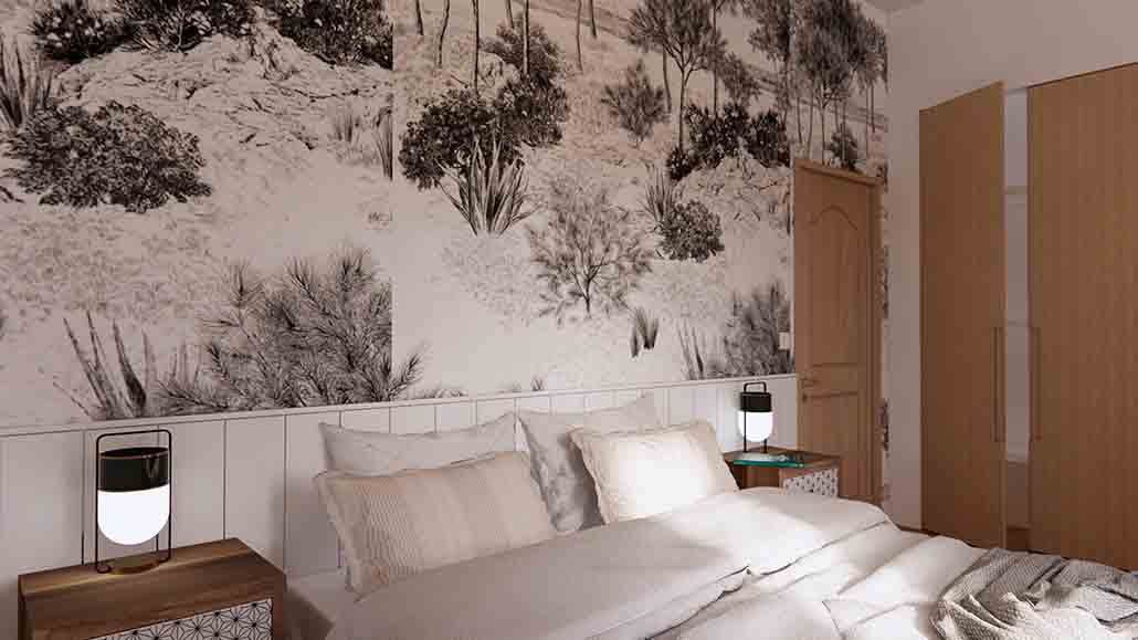 la renovation d'une chambre en dordogne
