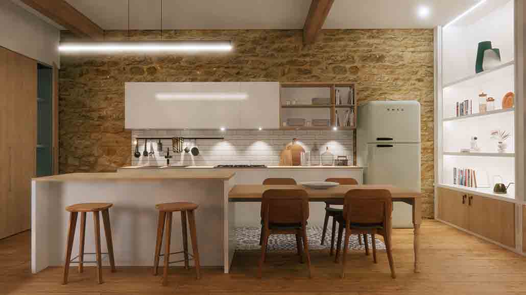 la renovation d'une cuisine en dordogne