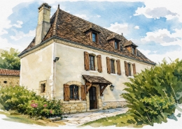Rénovation en perigord noir d'une maison en pierre / Belvès