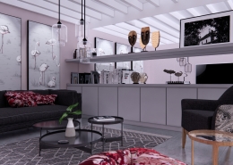 salon renove par un architecte d'interieur a Bordeaux